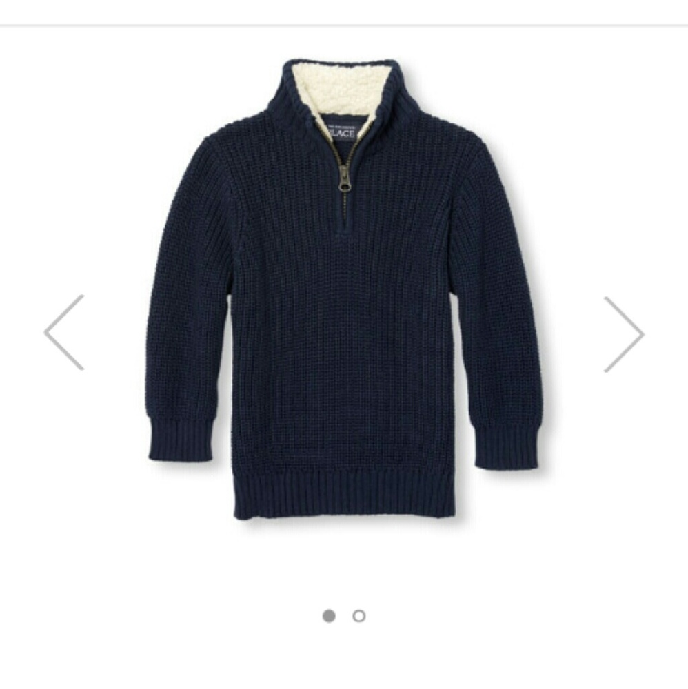 Long Sleeve half Zip Sweater (2 sizes)